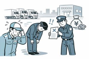 点呼未実施の罰則とは？「うっかり」では済まされない行政処分の重さと、監査に強い管理体制の作り方