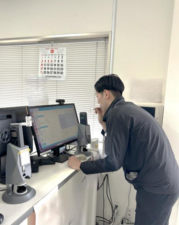 点呼実施時の様子